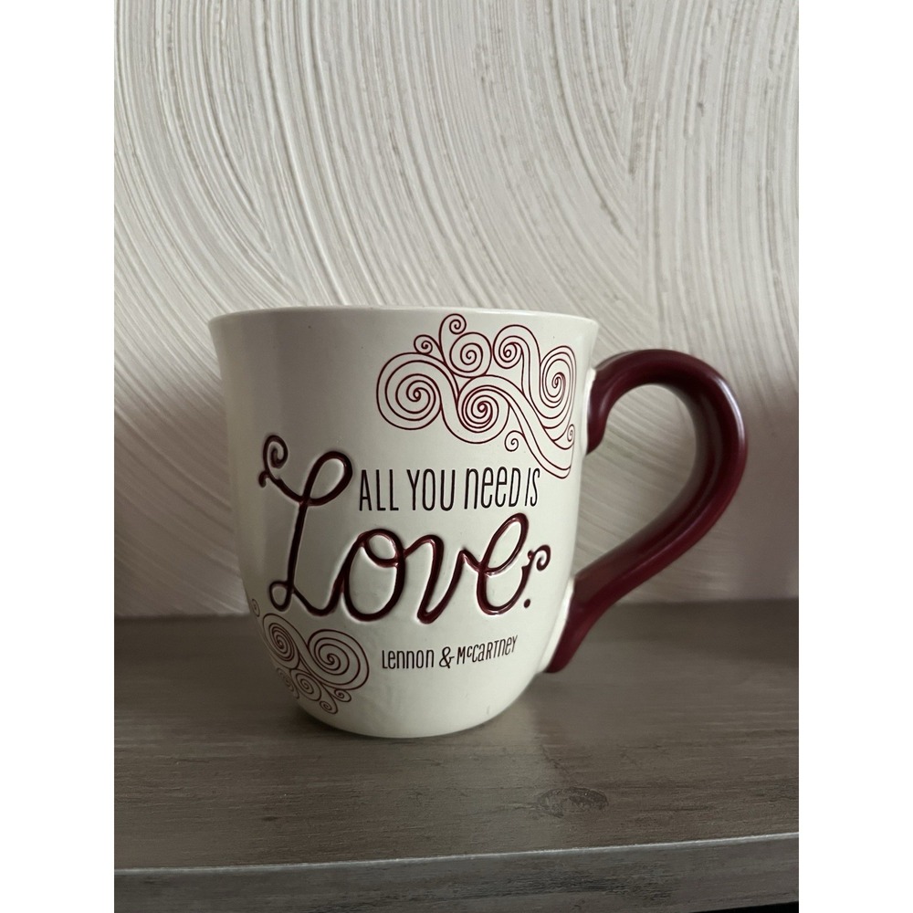 Vintage Hallmark "All You Need Is Love" Lennon McCartney Mug